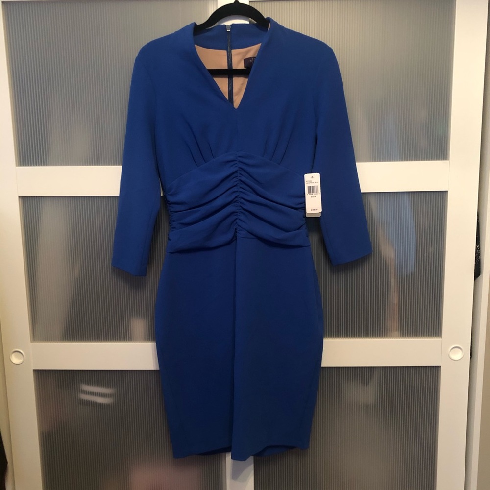 Royal blue cocktail dress